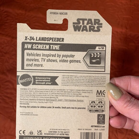 $7 or 3/$10-Hot Wheels Star Wars X-34 Landspeeder - Picture 5 of 5